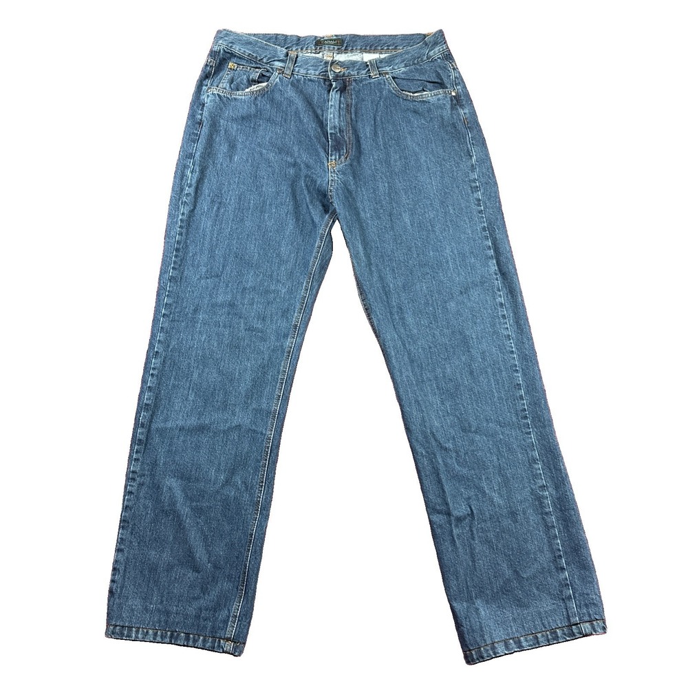 Canali Jeans Mens 34/30 Blue 52 Regular Italy Designer Cotton Sportswear Pants